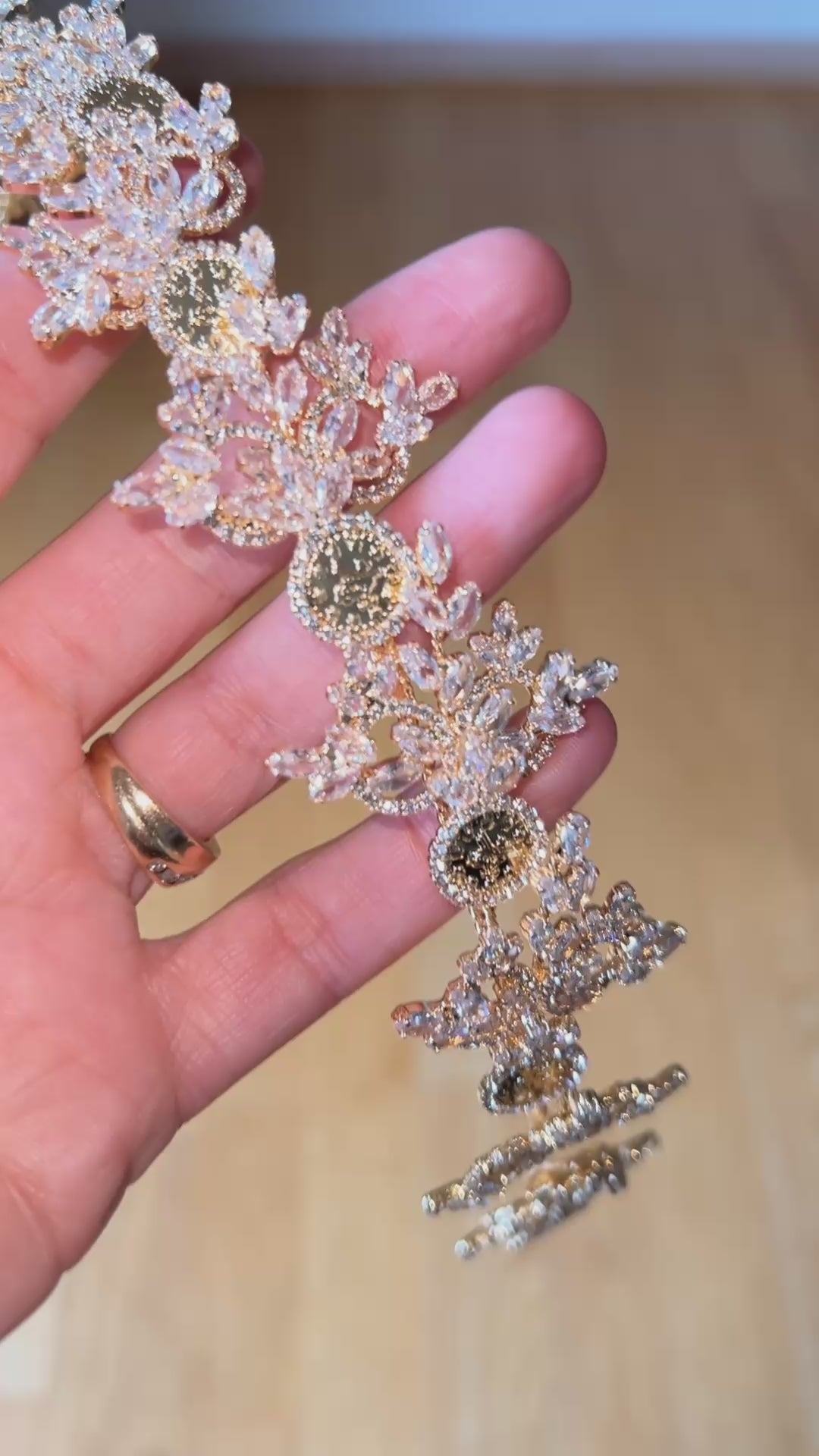 Majdal Shams Zircon and coins headpiece