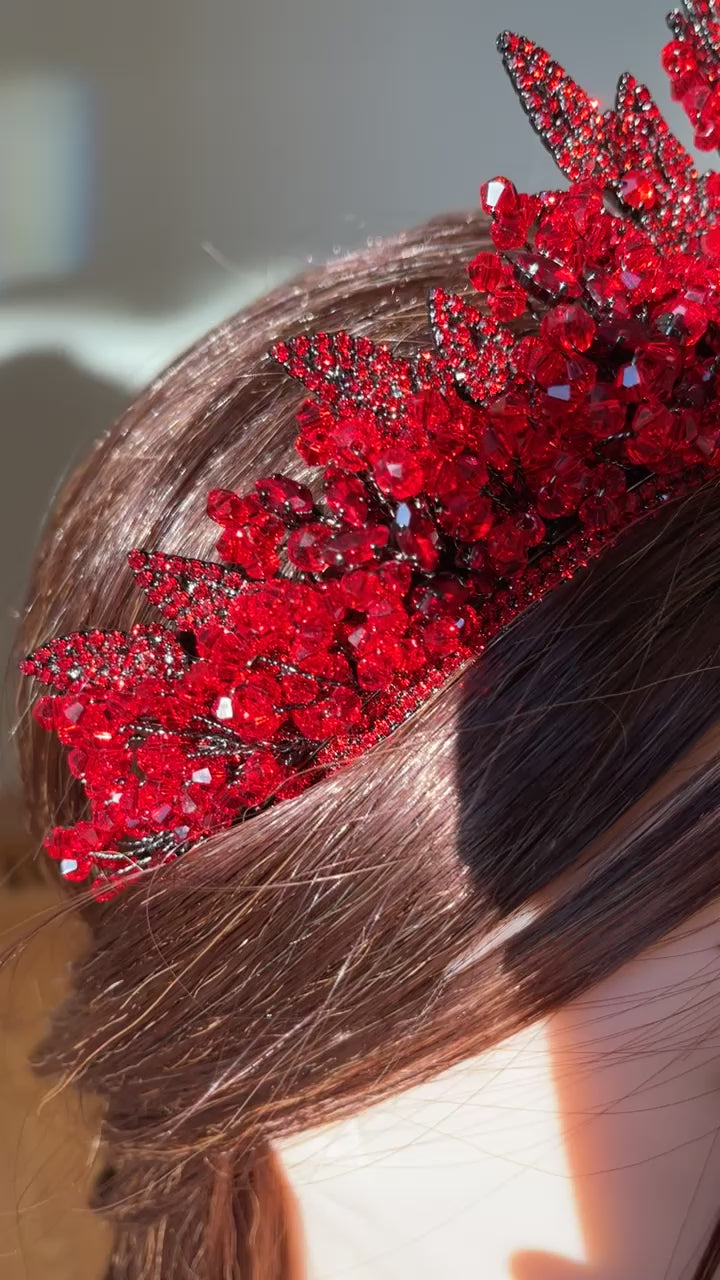 Beit Hanina Bridal Red Crown