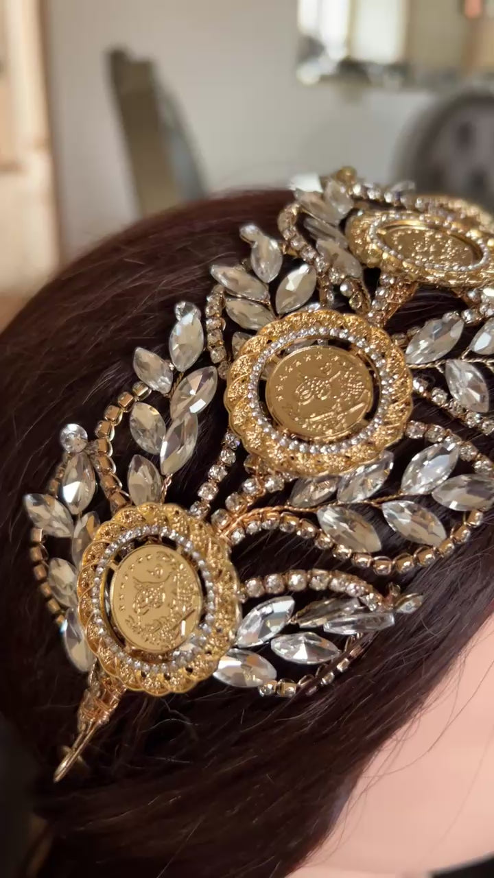Rafah II six coins two sides headpiece
