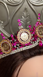 Dheisheh II Pink and Gold crown