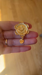 Laban mini coin Pin/ Brooch
