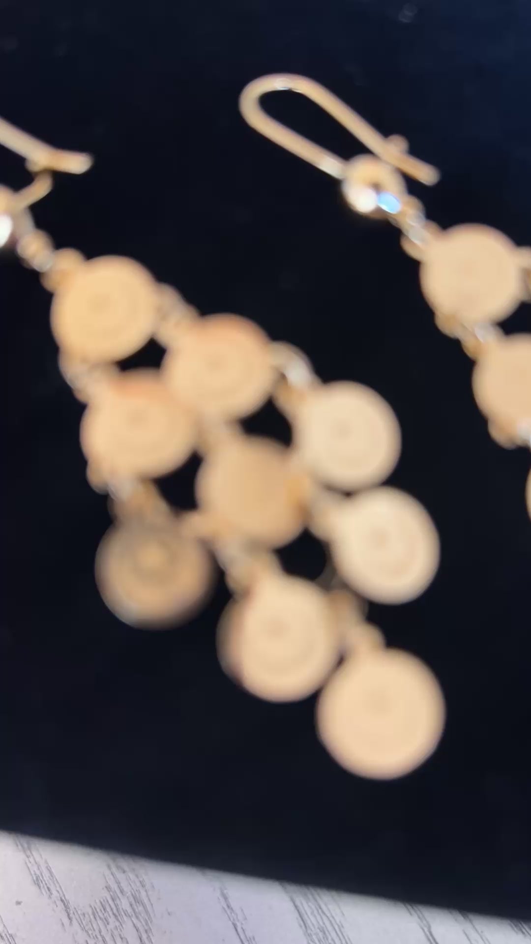 Bayt Aur 18K Pleated Gold Earrings