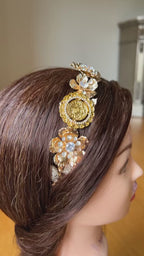 Bardala Flowers and coins headband