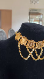 Beit Daras ounces choker Pleated Gold 21K Pleated