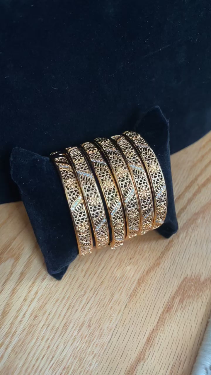 Nablus I six bangles bracelets set