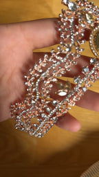 Kawfakha light orange/ Peach mini coin crown