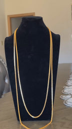 Jalamah 2meters zarad 21K Pleated Gold