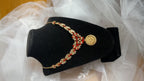 Al-Ramla Gold and Red Necklace