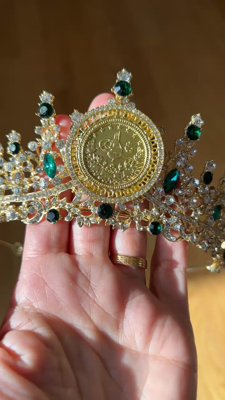 Gaza Green gold crown