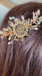 Surda one coin hairpiece comb