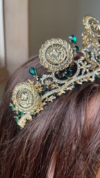 Bayt Jala Gold and Green crown