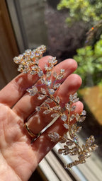 Nablus crystal gold headband