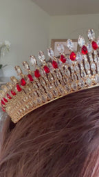Ramallah Gold and Red crown