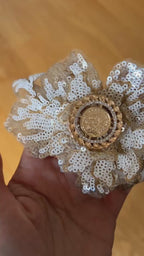Suha Beaded one coin girls headband