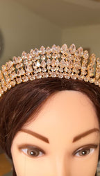 Al-Zabadani zircon Gold and Crystal crown