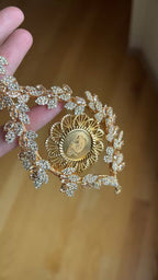 Ayn al-Baydah Gold and Honey three coins headband