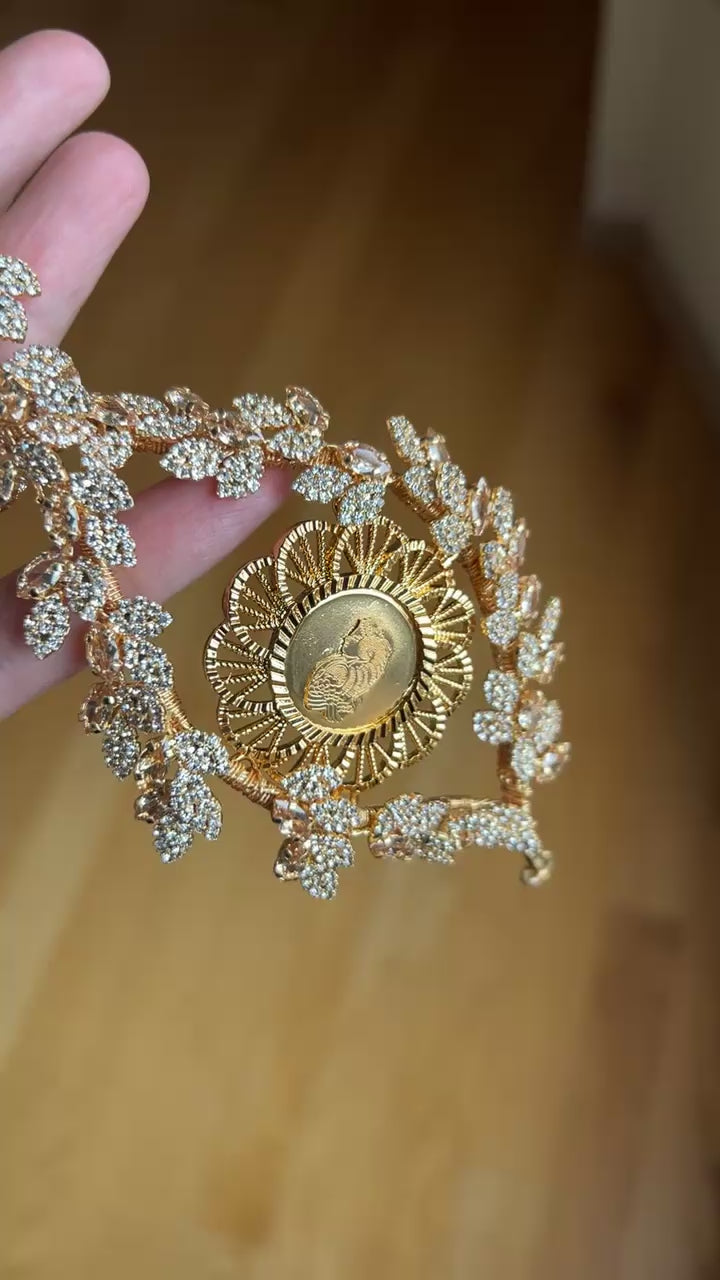 Ayn al-Baydah Gold and Honey three coins headband