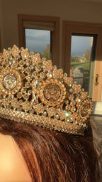 Al-Quds five coin Gold and Crystal Queen crown