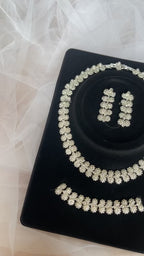 Turmusaya Pearls and silver bridal set