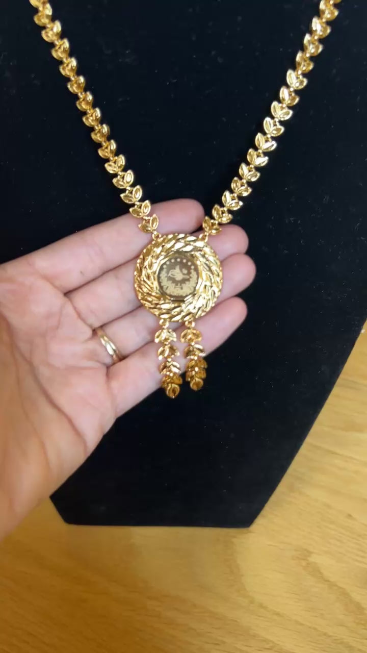 Tubas II 21k Pleated Gold 4Pcs set