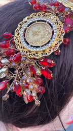Al-Faluja Red and liras headpiece