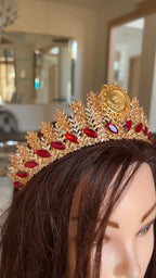 Rantiya Gold and Red Crown