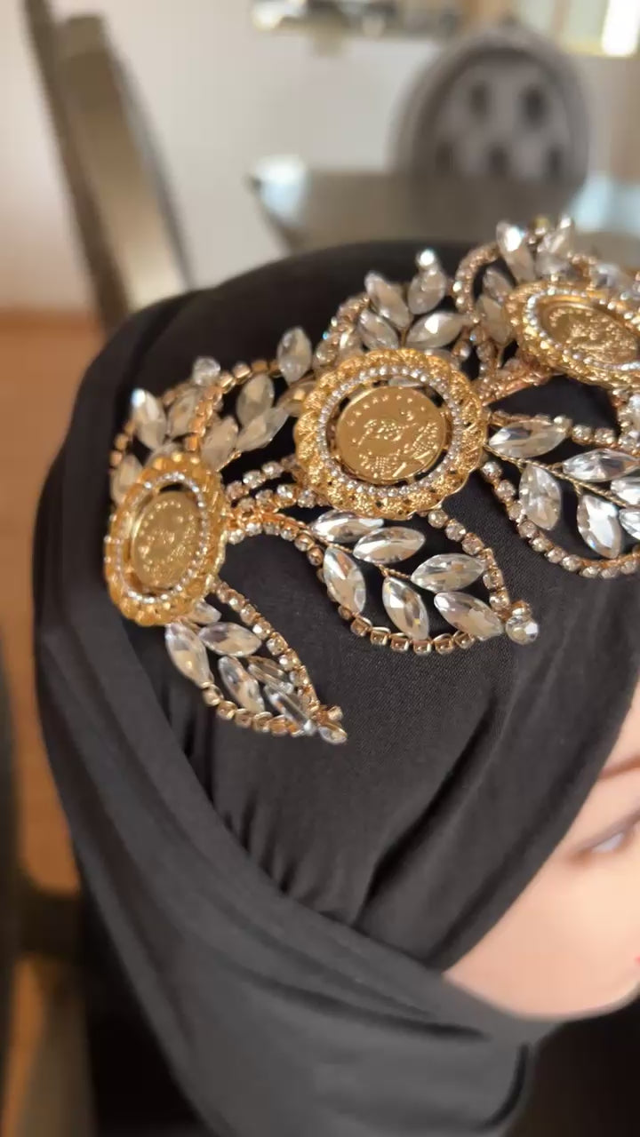 Rafah II six coins two sides headpiece