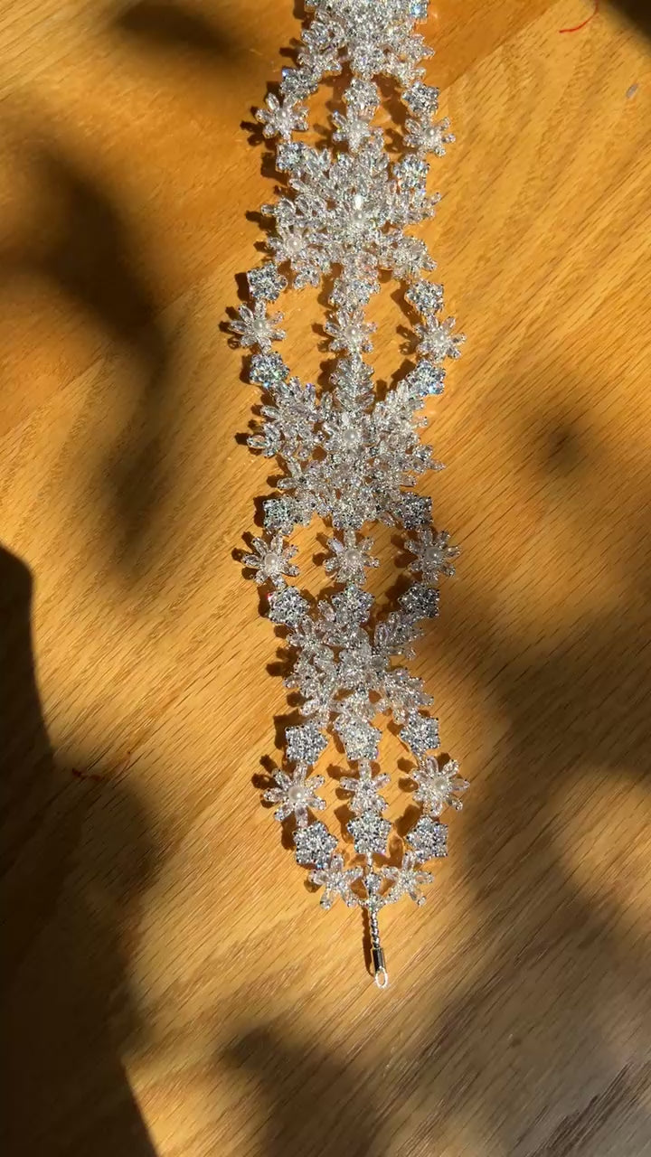 Zerin crystal Bride headband