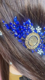 Sa'ir Blue coins head piece