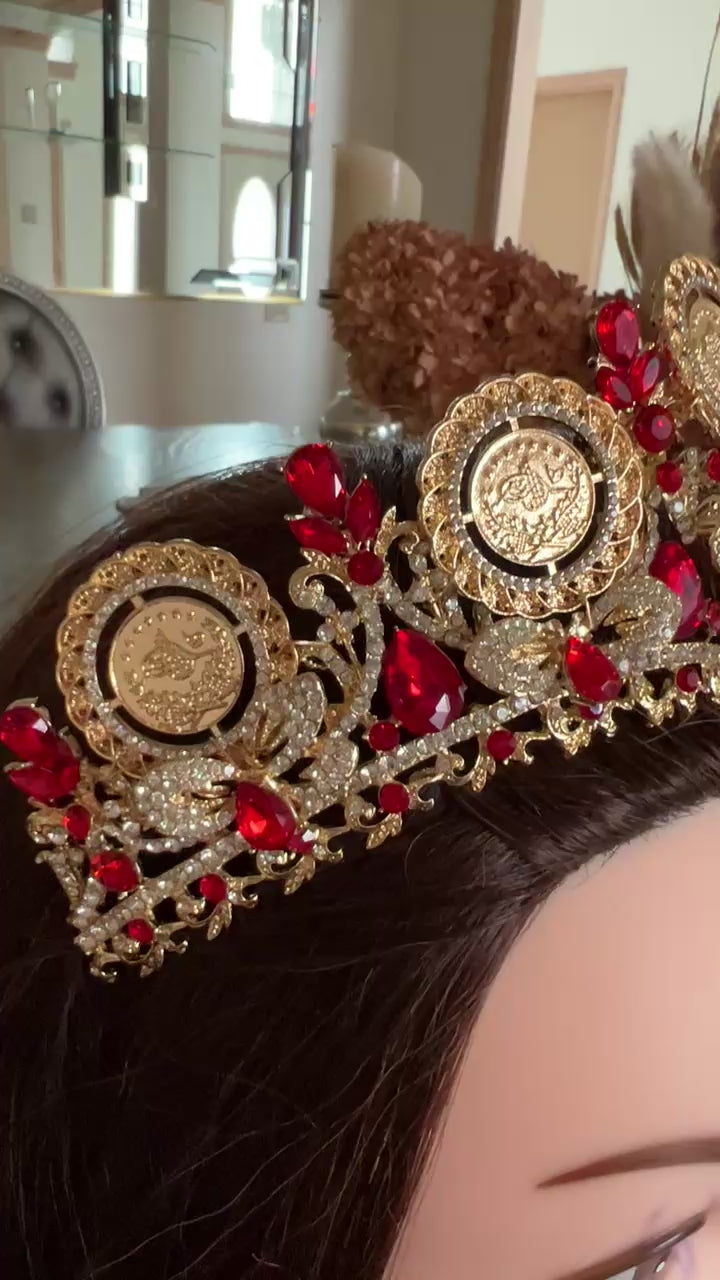 Kafr Thulth Red and Gold Luxury Crown