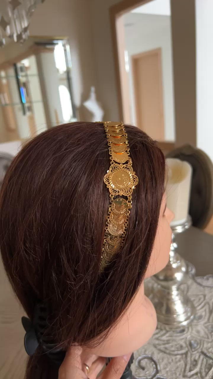 Gamala stacked mini lira multi way to style headpiece