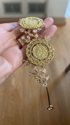 Betlaham five coins gold headband