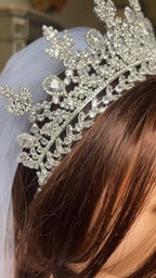 Nablus Bridal crystal crown
