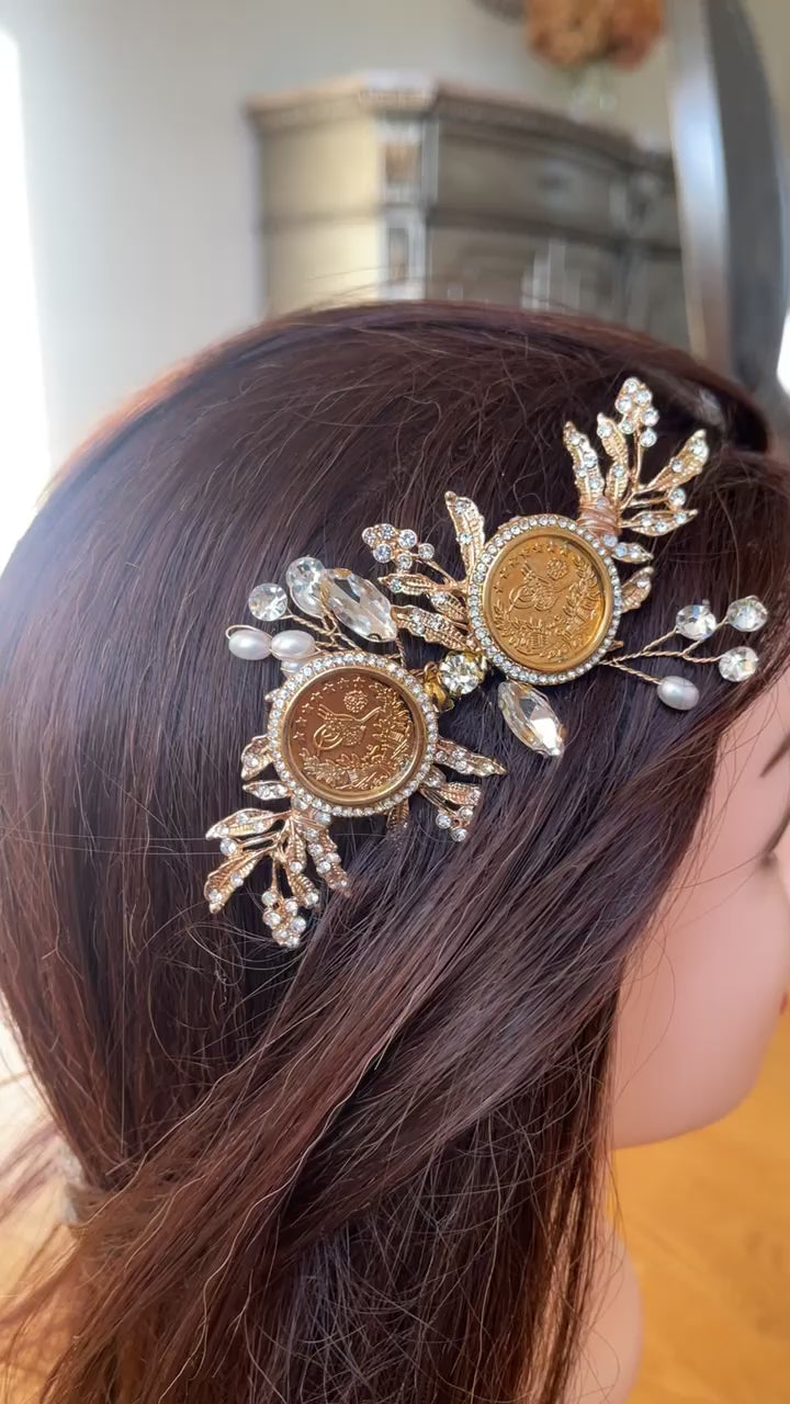 Al-Bassa two coins hair comb