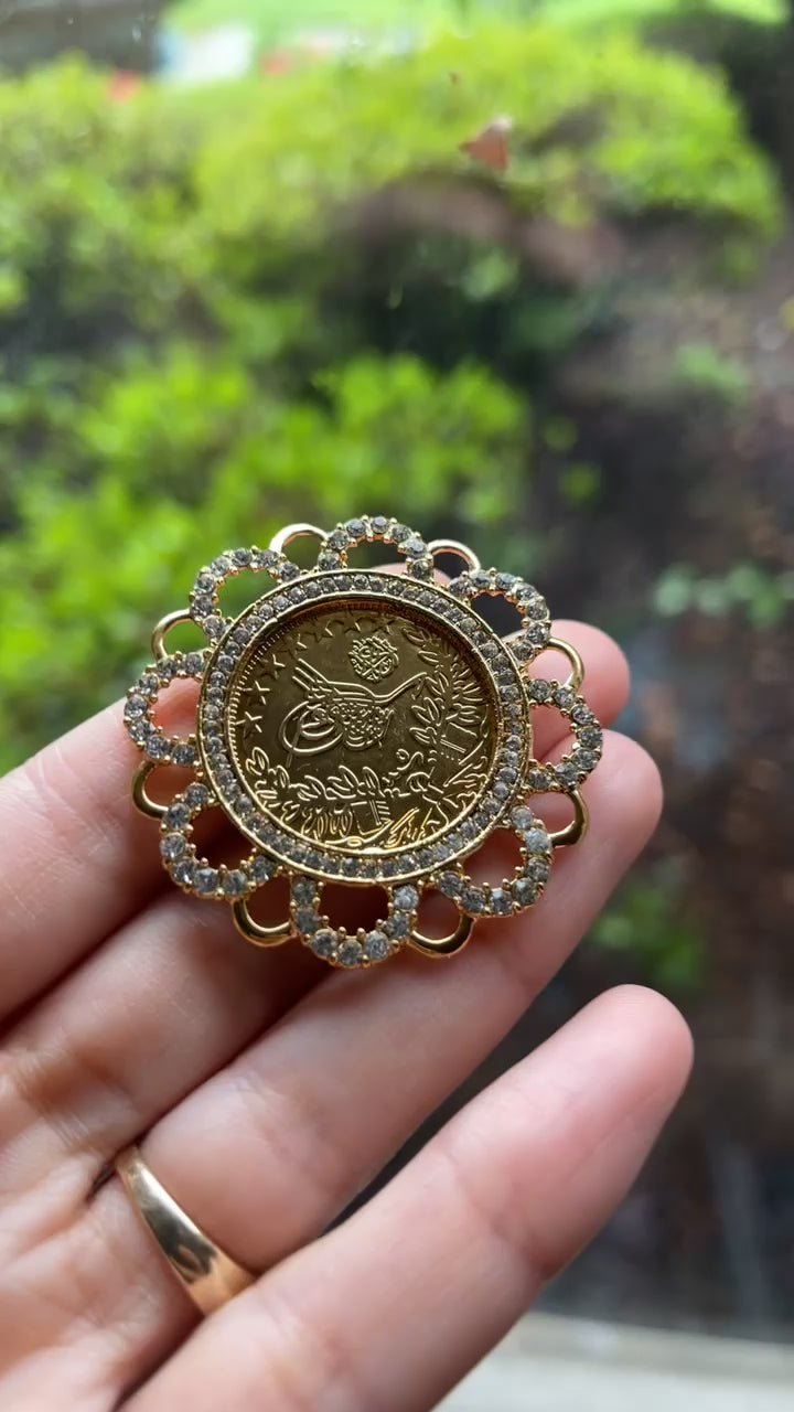 Nablus coin Pin-Brooch