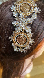 Al-Muzayri'a five coins crystal Gold headpiece