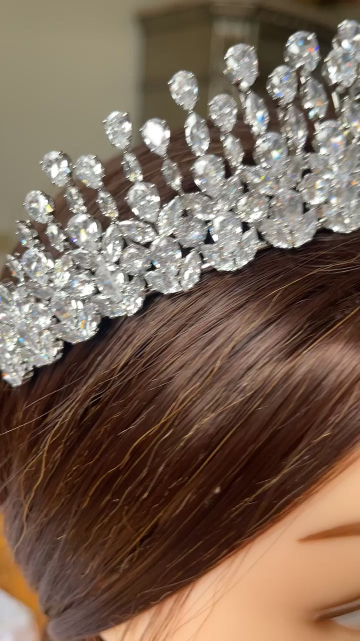 Deir Yassin Full Zircon Wedding Hair Accessories