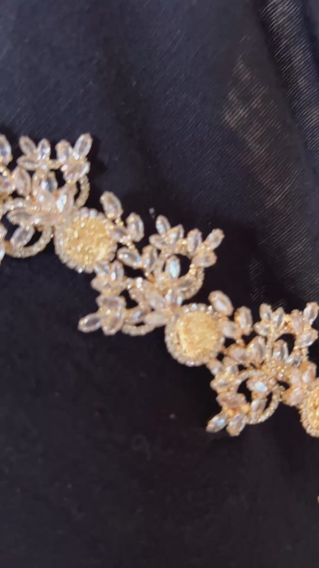 Majdal Shams Zircon and coins headpiece