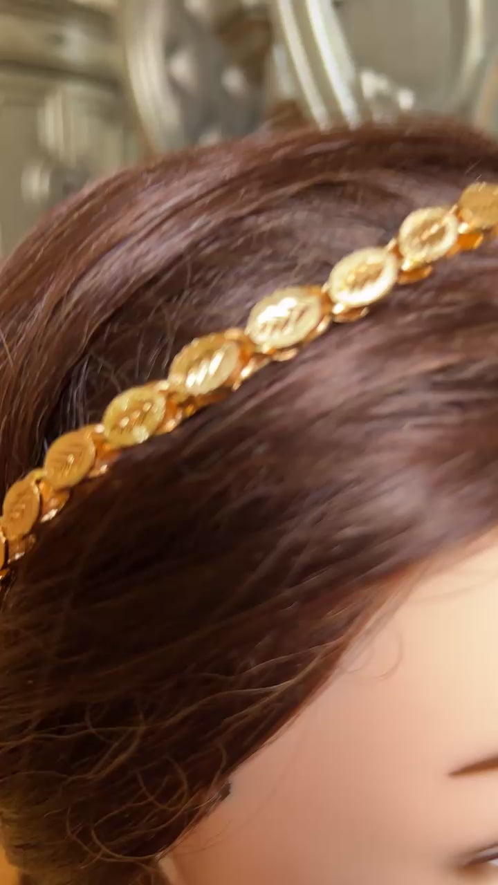 Tall al-Turmus zarad headband