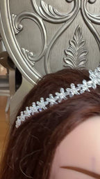 Bessan Bridal Crown with Zircon Stone