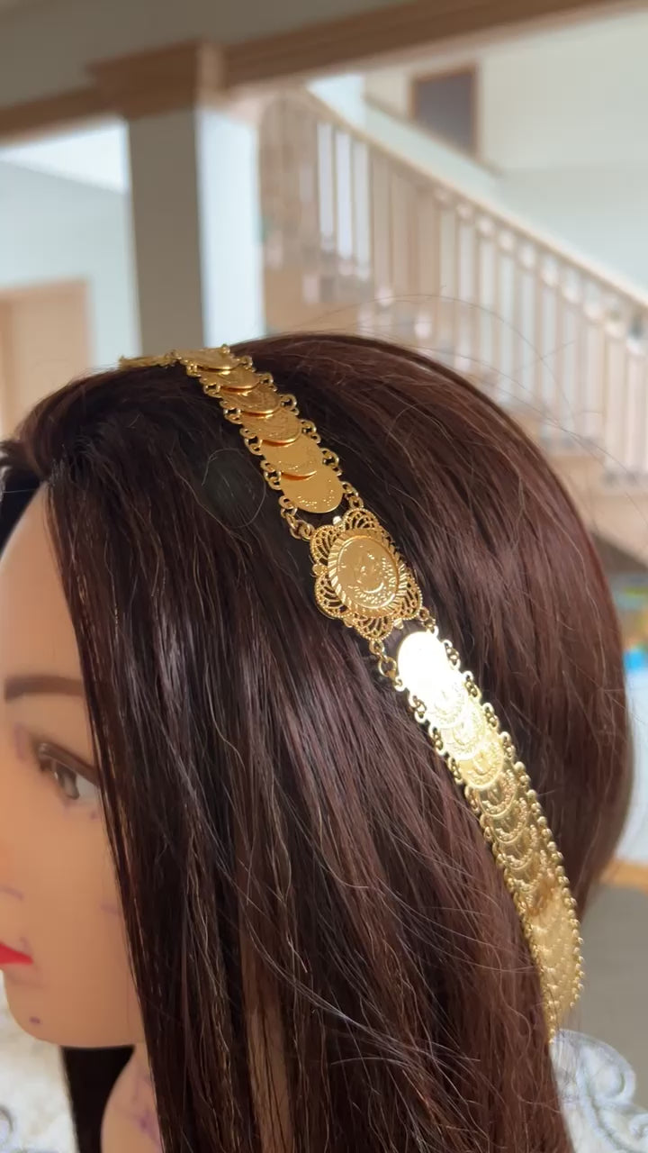 Gamala stacked mini lira multi way to style headpiece