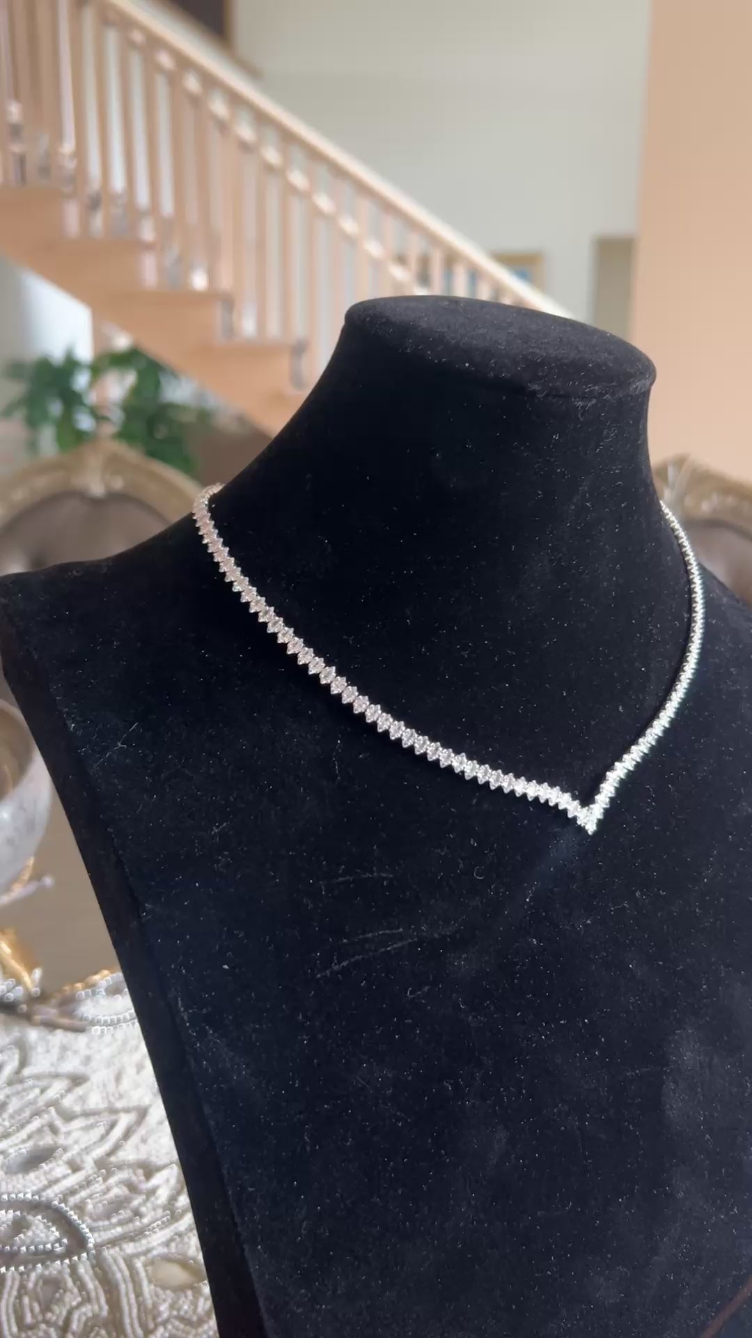 Iskaka 4Pcs Zircon Stone Bridal Set