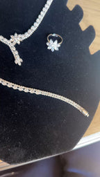 Arraba Cubic Zirconia 4pc Jewelry set