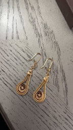 Lifta II gold plated earrings