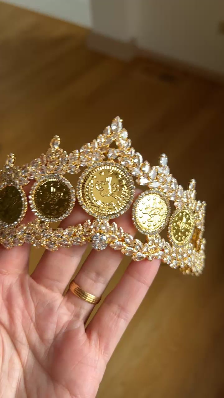 Tarbikha five coins Gold crown