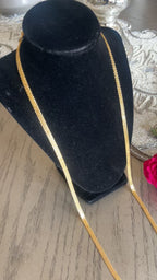 Ramallah pleated gold multi wear necklace (zarad)