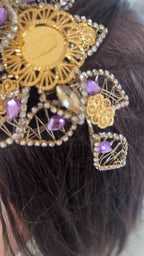 Al-Sumayriyya Purple Gold headpiece
