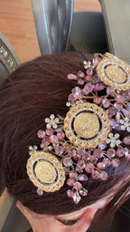 Surif II five coins purple headpiece