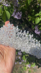 Turmusaya Bridal pearls wedding crown