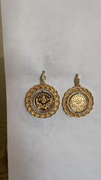 Al Jeab II coins earrings